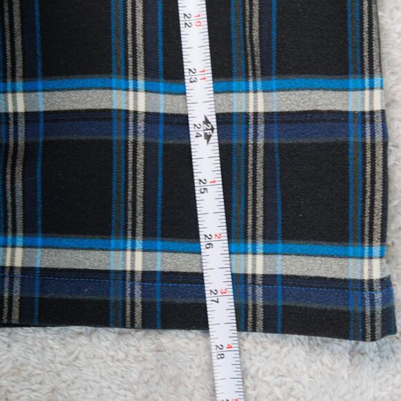 Kuhl Blue Black Plaid Long Sleeve Pearl Snap Button Western Shirt Mens Size L - Picture 6 of 16